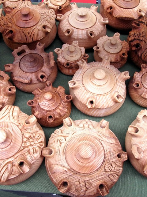 Grolle in legno